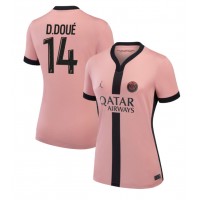 Camiseta Paris Saint-Germain Desire Doue #14 Tercera Equipación Replica 2024-25 para mujer mangas cortas